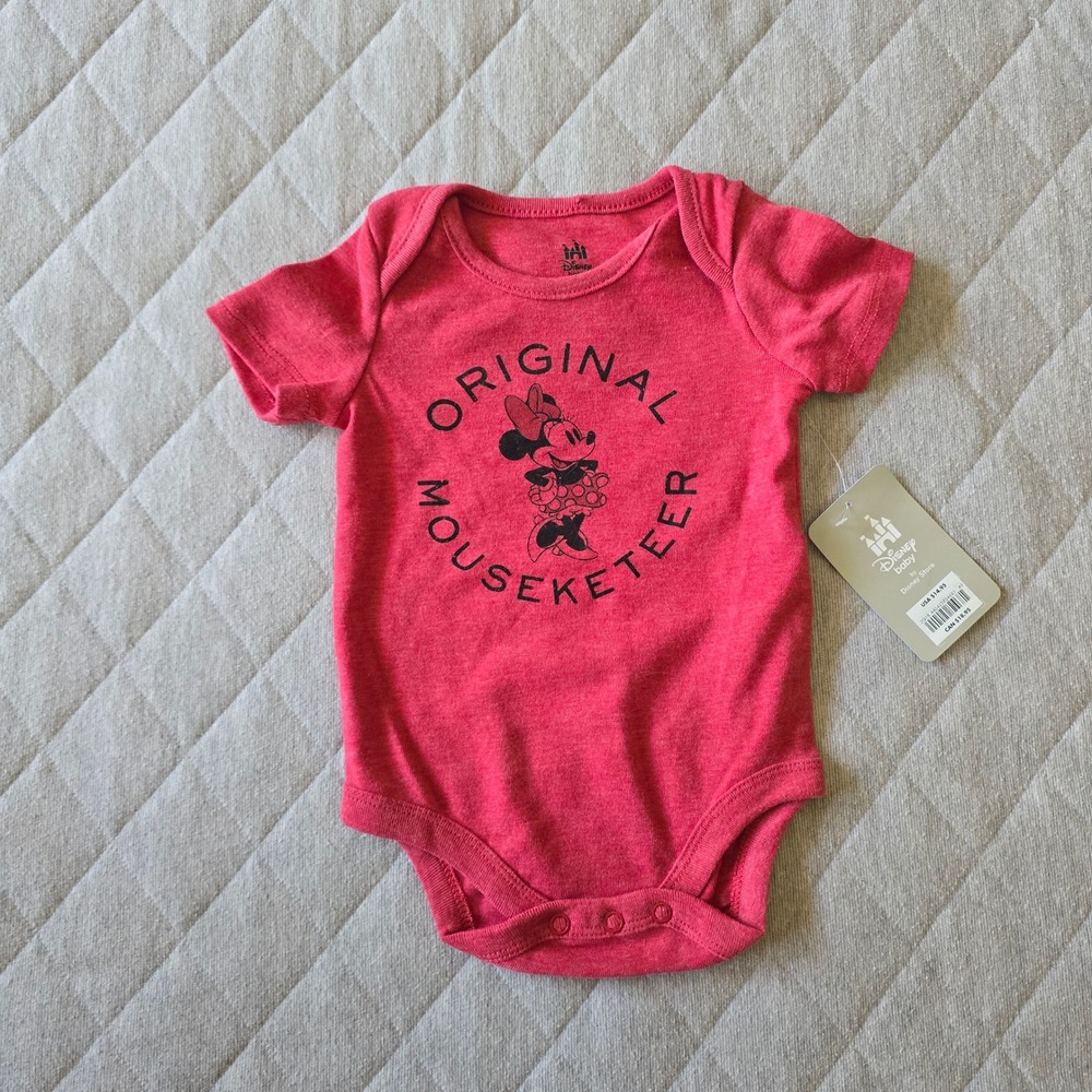 Disney‎ Baby Original Mouseketeer Infant Bodysuit Size 6-9 month NWT